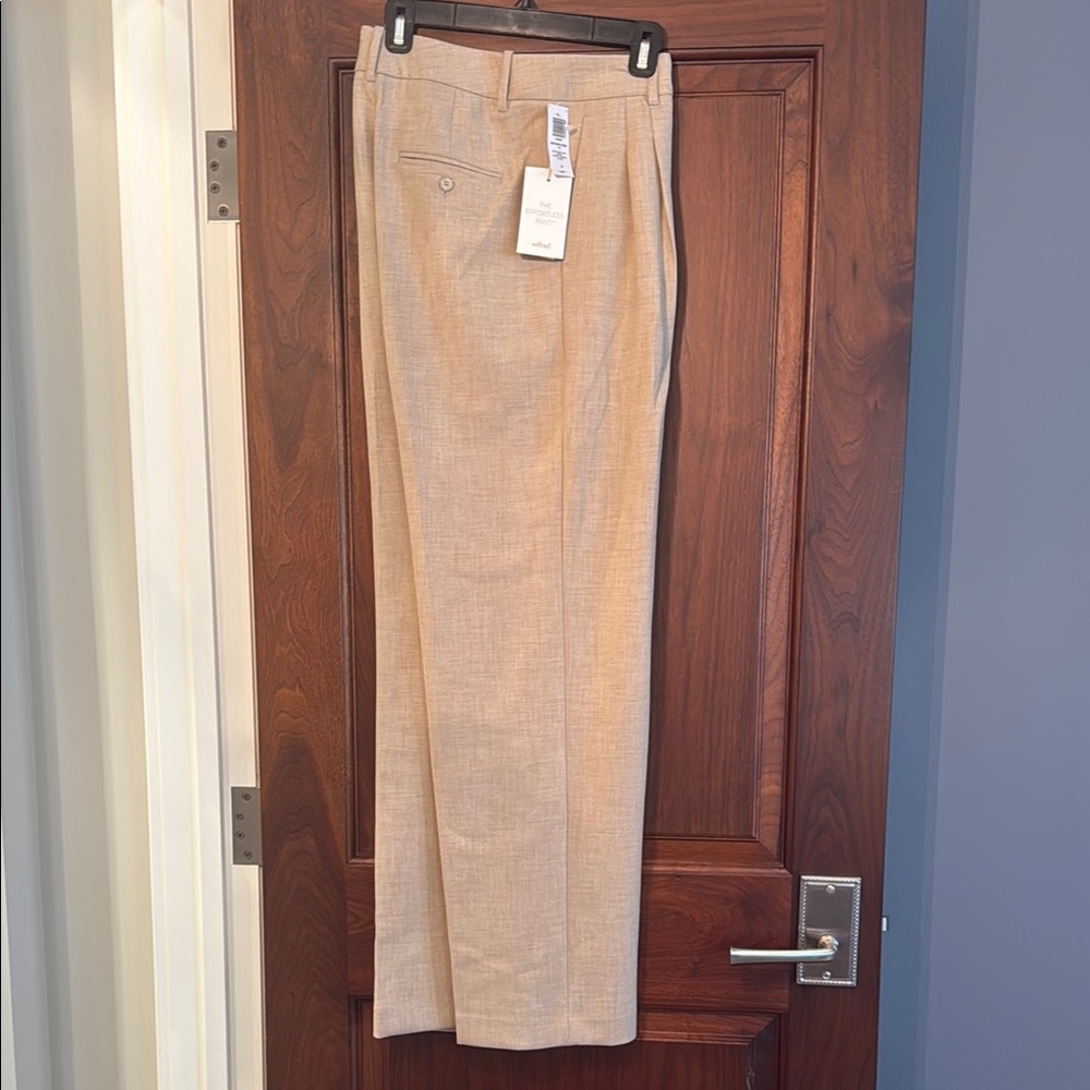 Wilfred Tan Dress Pants Tailored Classic Style